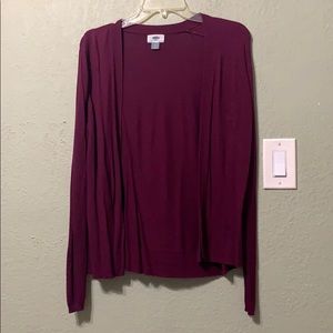 Old Navy Wine Cardigan